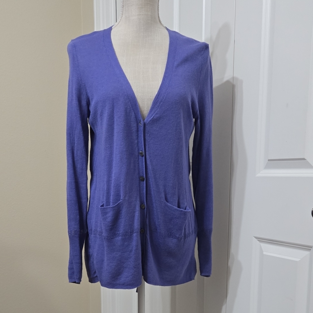 Simply Vera Wang Purple Cardigan Sz M In Excellent Condition